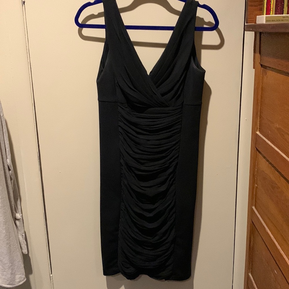 Size 8 black cocktail dress White House black market